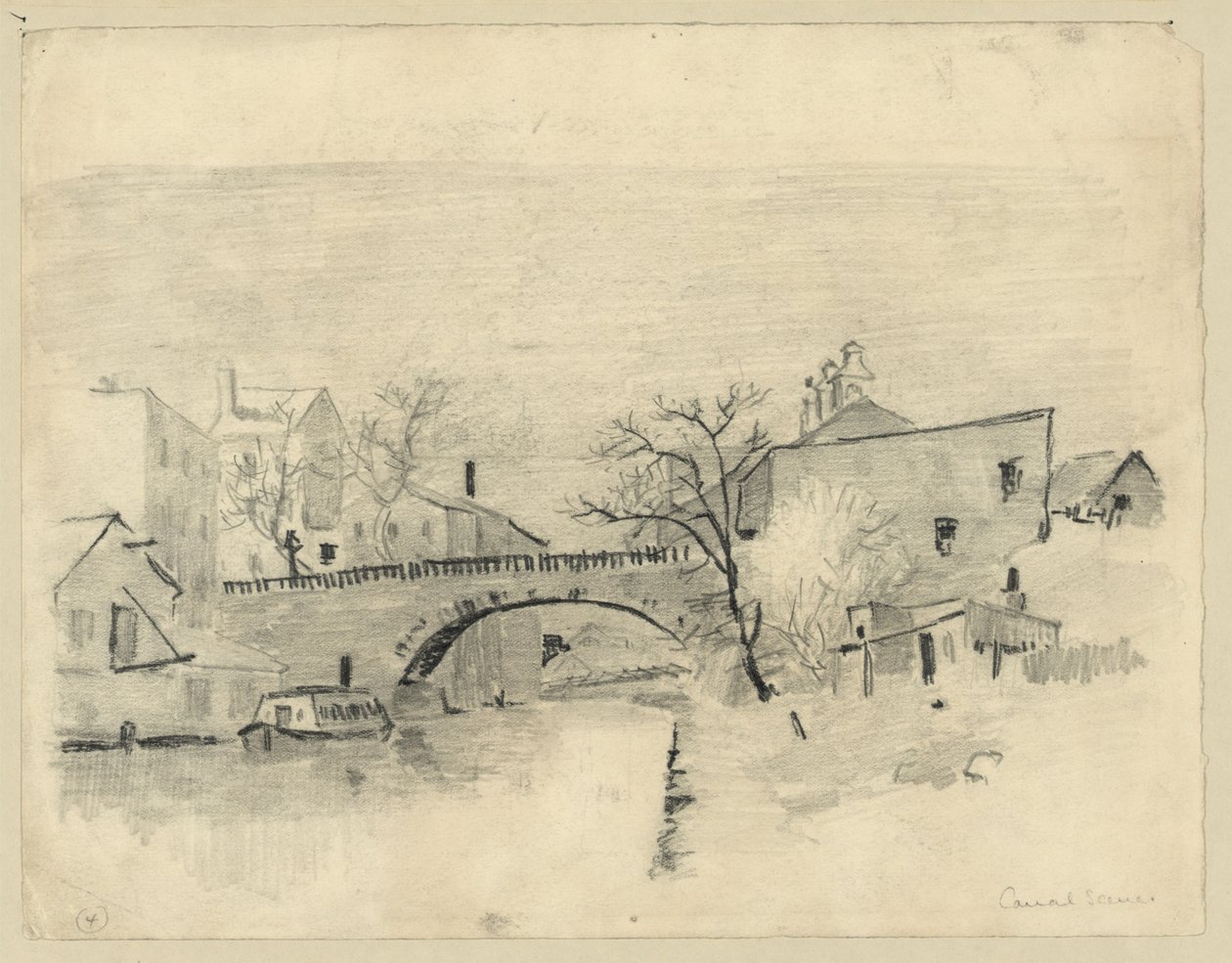 Kanal sahnesi by C. D. Gedney