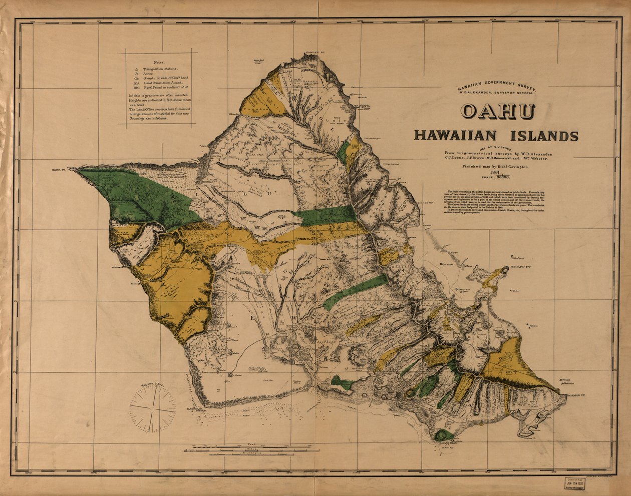 Oahu, Hawaii Adaları by C. J.; Covington Lyons