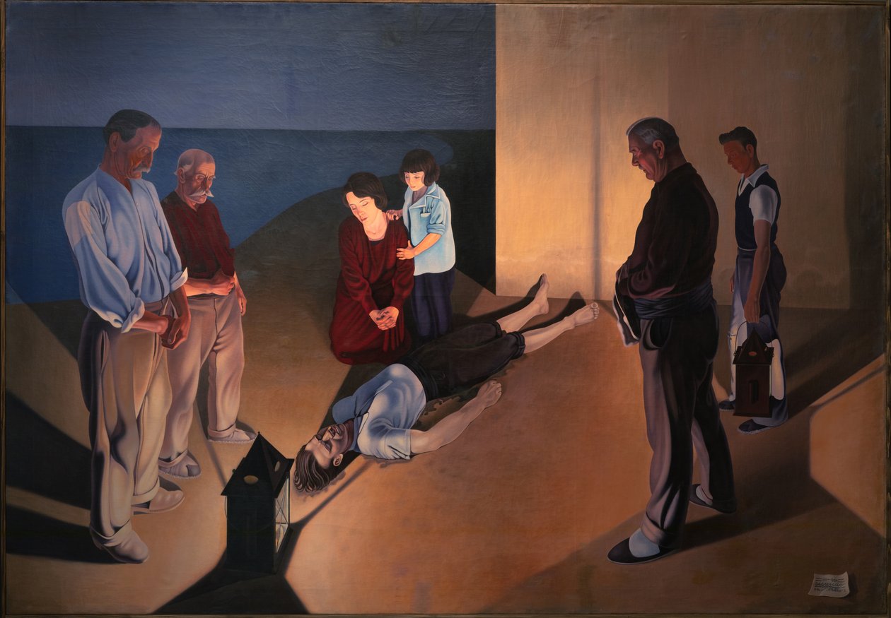 Kazazedeler, 1934. by Cagnaccio di San Pietro