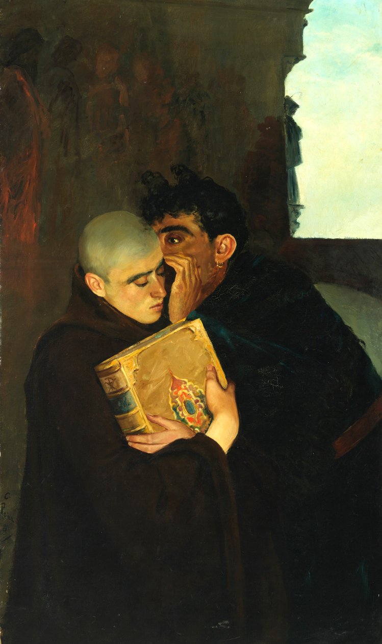 Manastırdaki Örümcek, 1881. by Calcedonio Reina