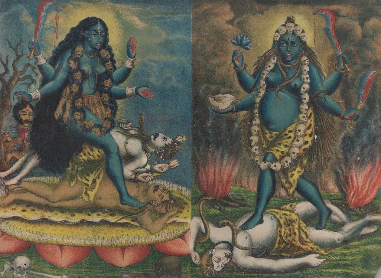 KaliTara, ca. 1885-90. by Calcutta Art Studio