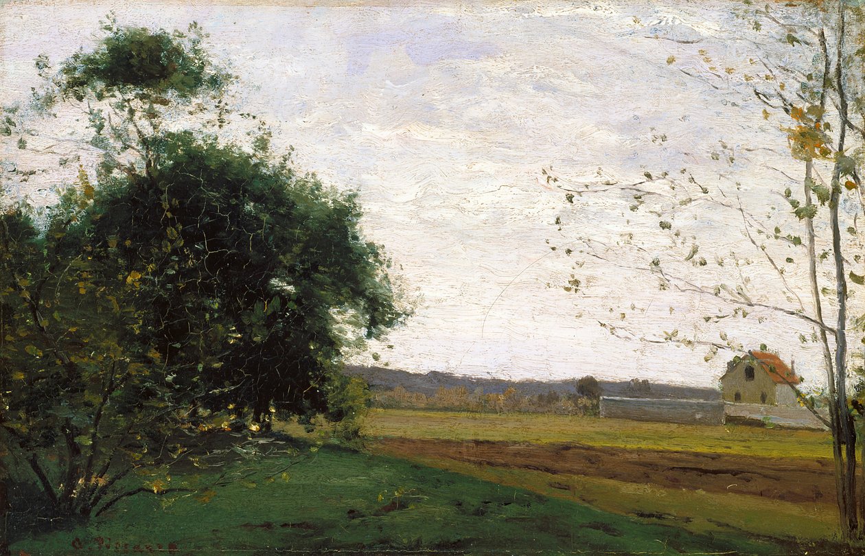 Manzara (tuval üzerine yağlıboya) by Camille Pissarro