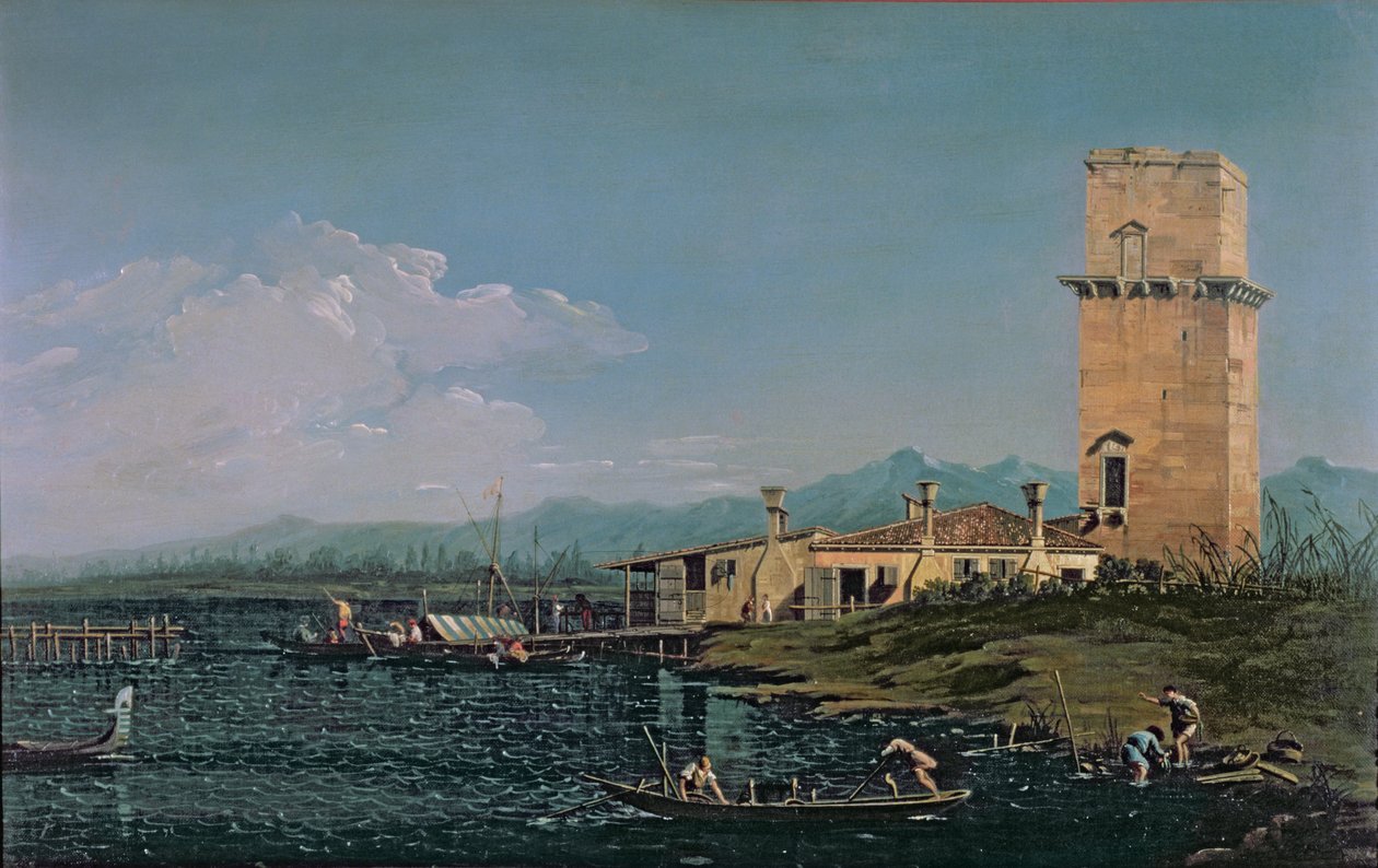 ಮಾರ್ಗರಾತುರ್ಕ್‌ನಲ್ಲಿರುವ ಗೋಪುರ by Giovanni Antonio Canal