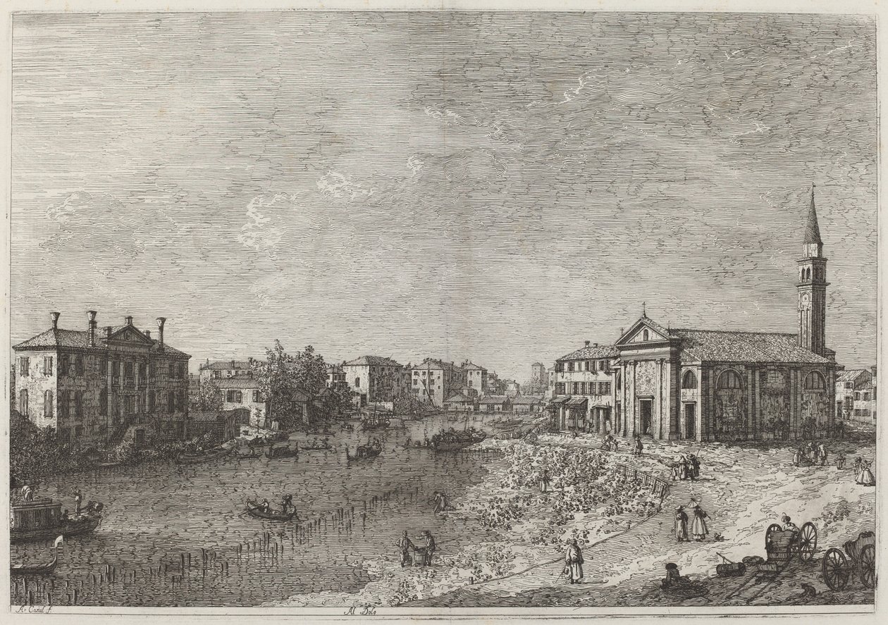 Al Dolo, c. 17351746. by Canaletto