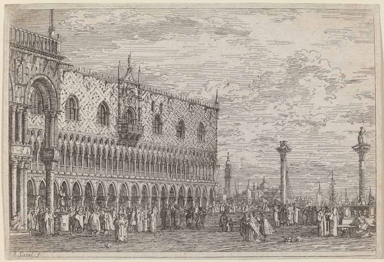 Bant İskelesi. v. by Canaletto