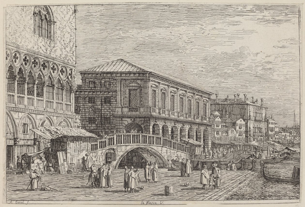 Le Preson. V., c. 17351746. by Canaletto