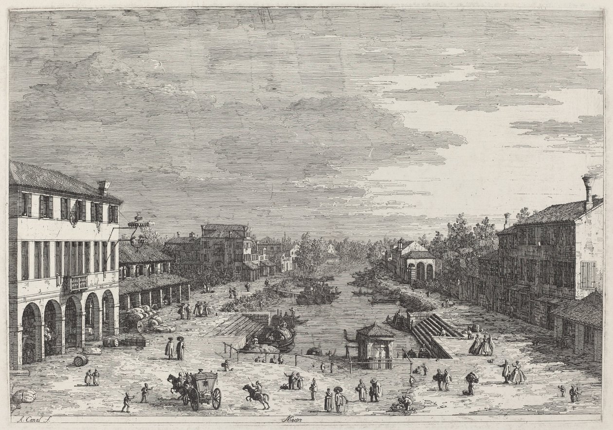 Mester, c. 17351746. by Canaletto
