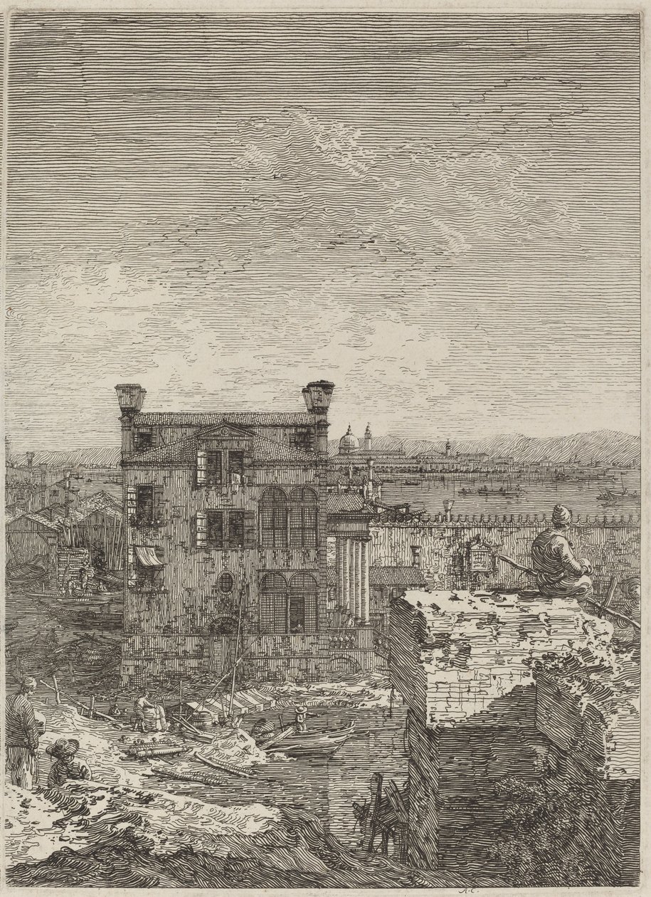 Peristilli Ev by Canaletto