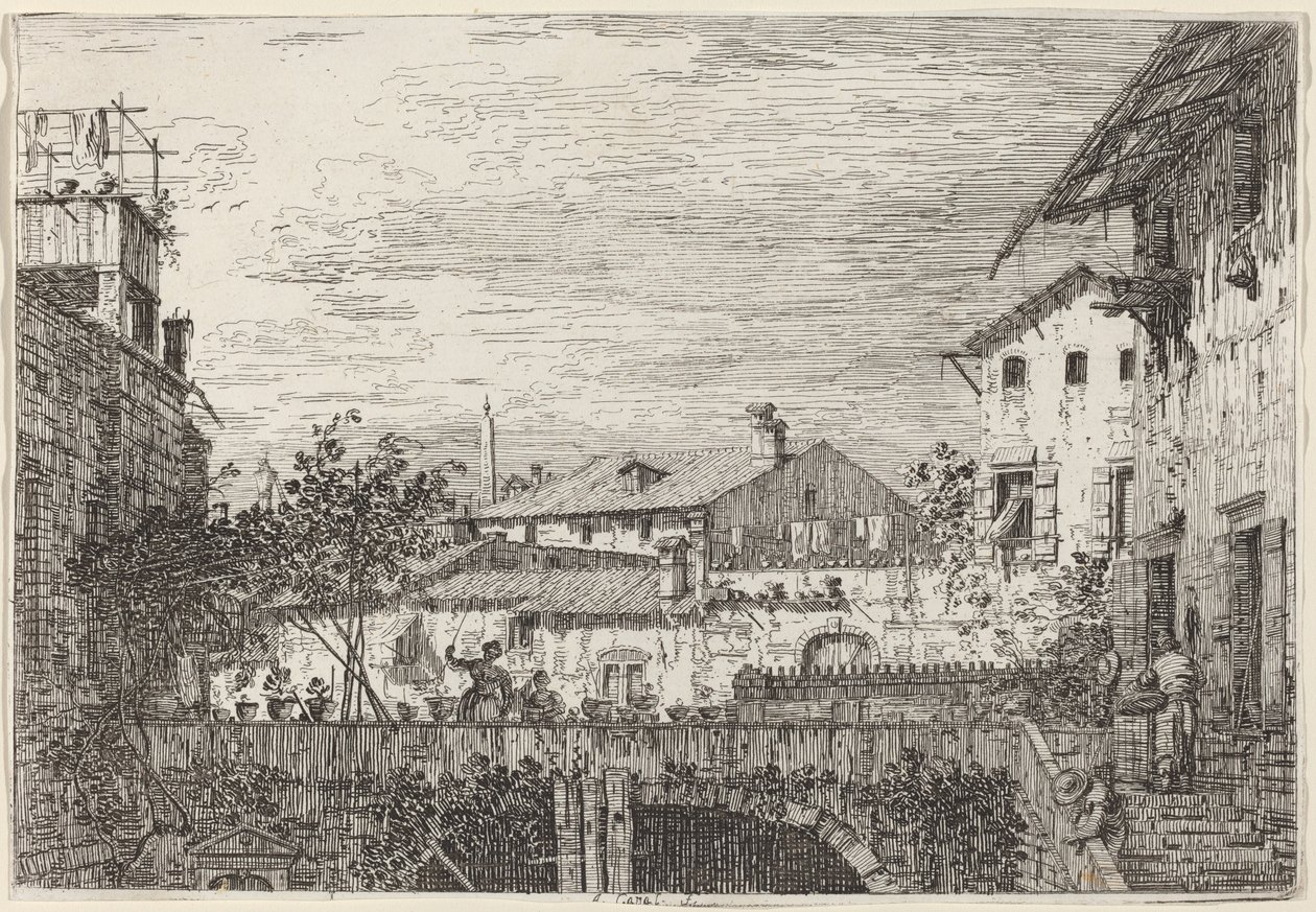 Teras, c. 17351746. by Canaletto