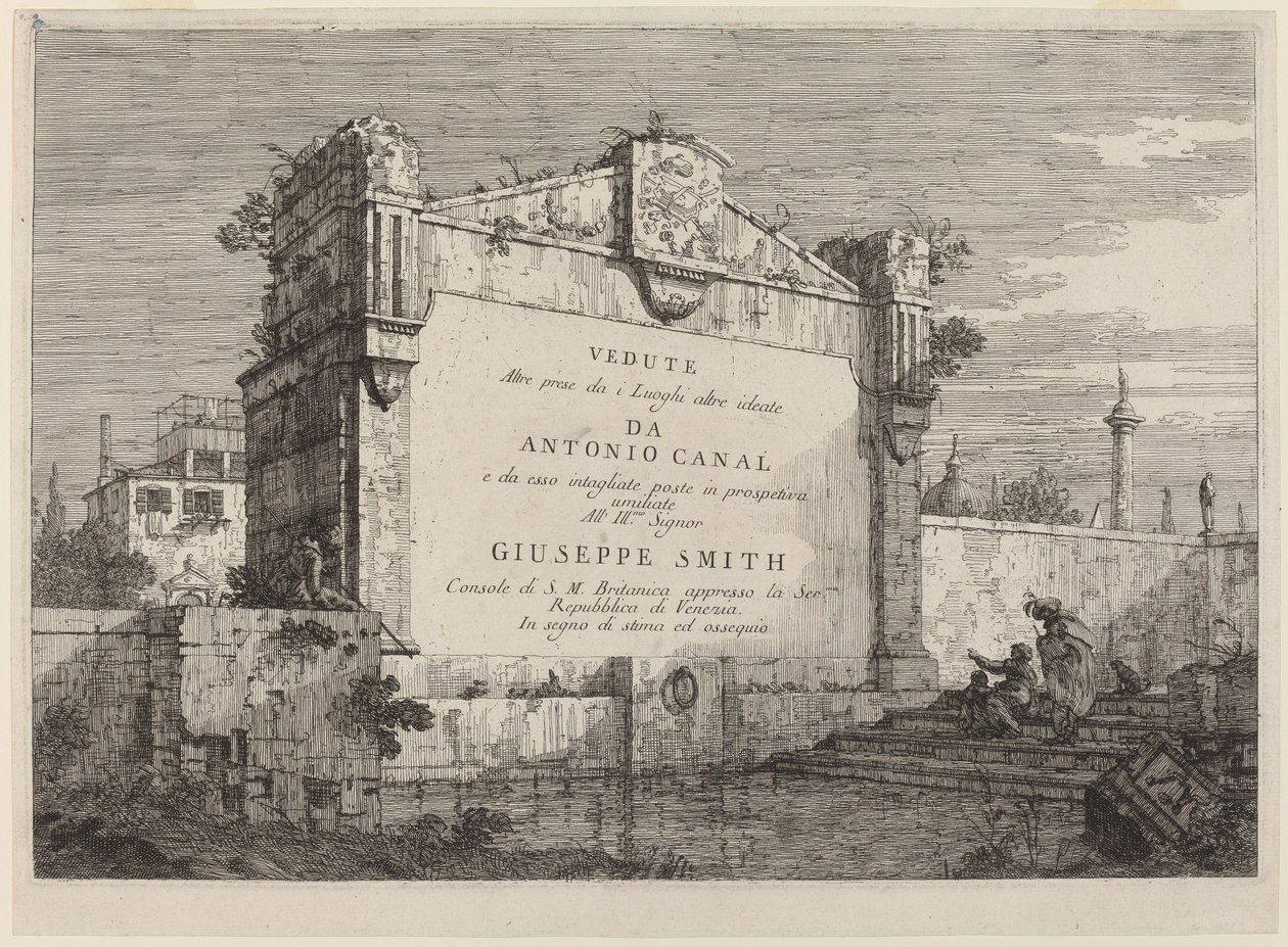Başlık Plakası, c. 17351746. by Canaletto