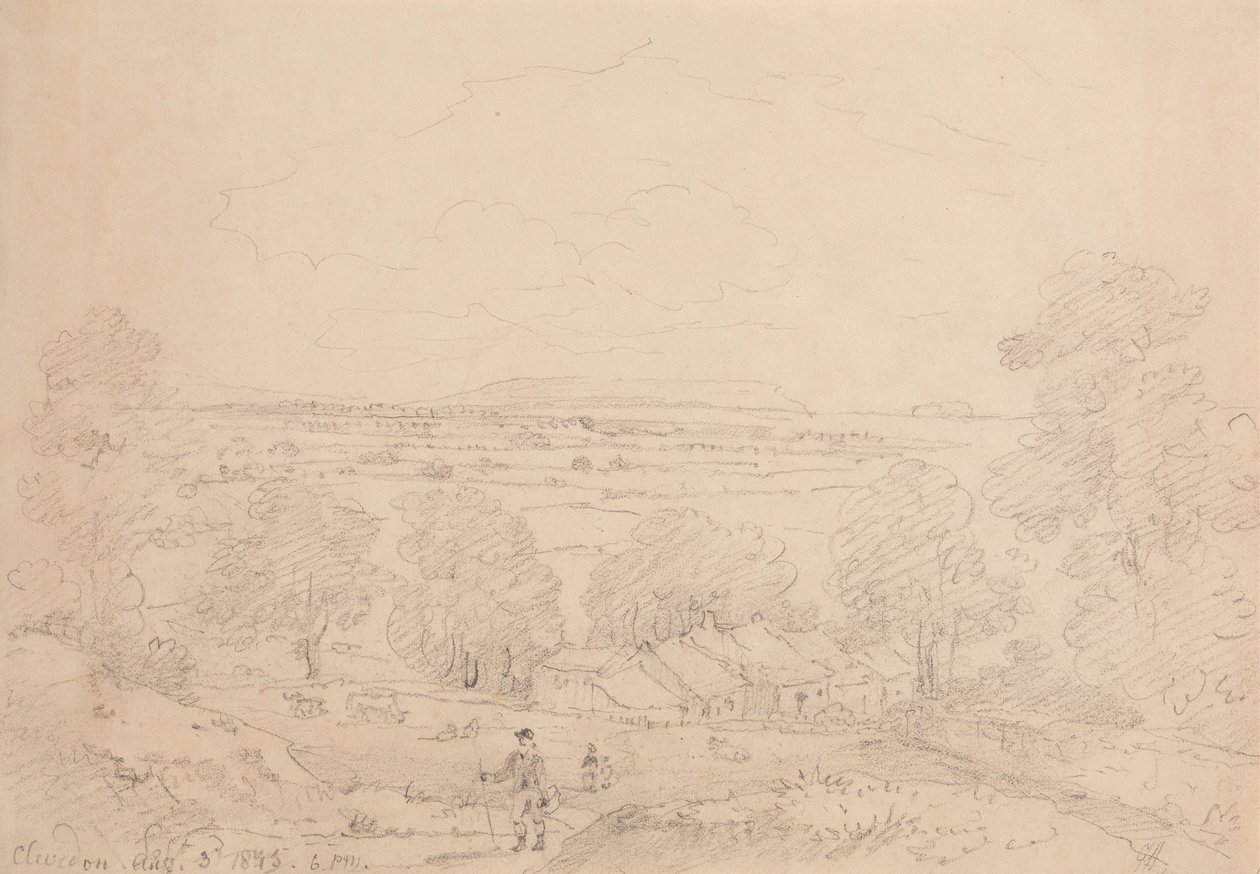 Clevedon, 3 Ağustos 1845 by Capt. Thomas Hastings