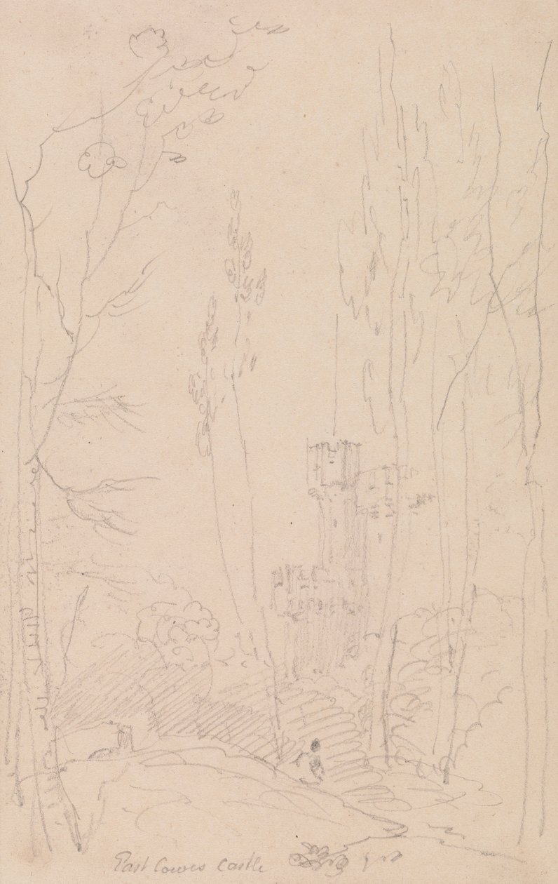 Doğu Cowes Kalesi, Wight Adası by Capt. Thomas Hastings