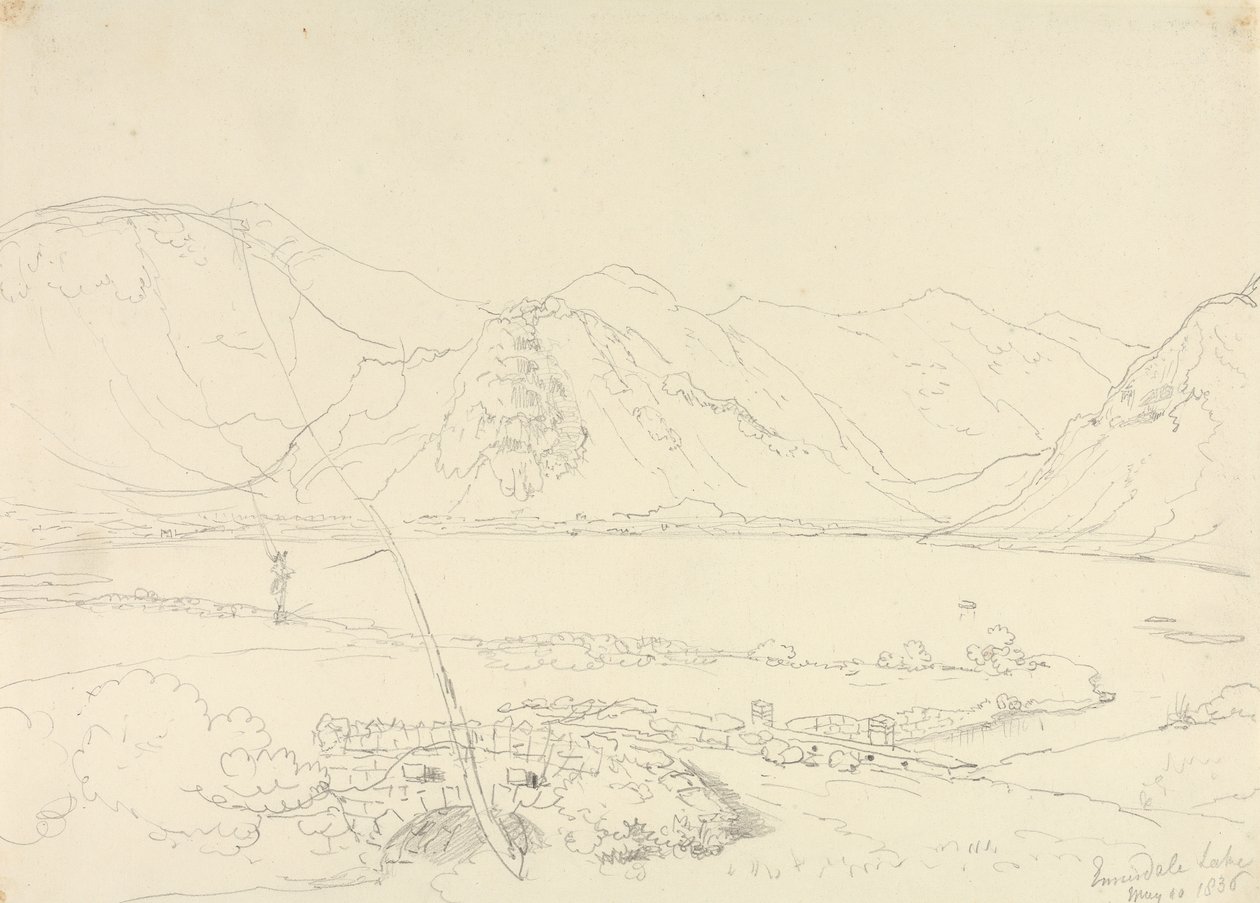 Ennerdale Gölü, 10 Mayıs 1836 by Capt. Thomas Hastings
