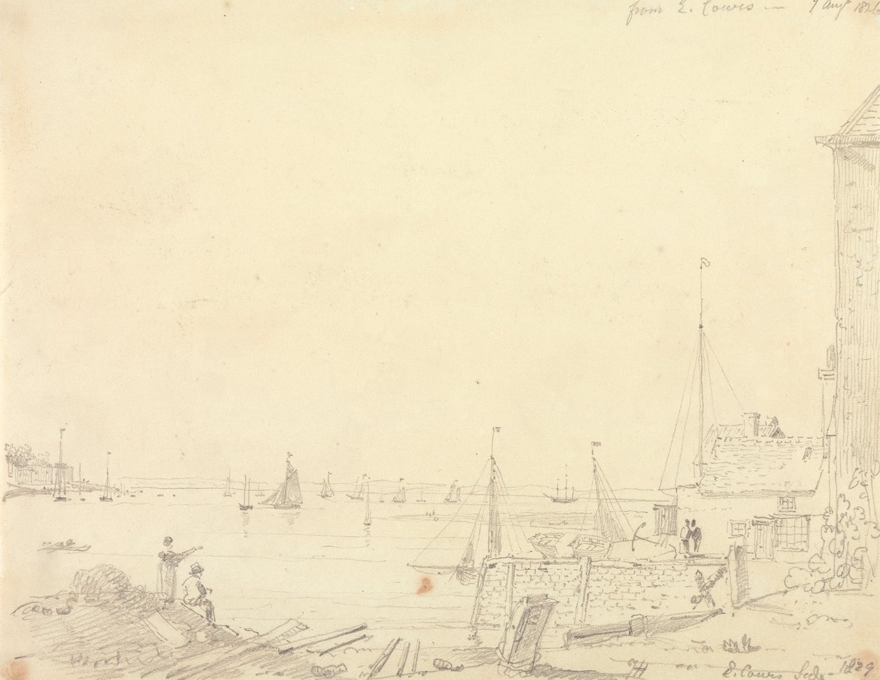 Doğu Cowes'tan, 7 Ağustos 1826 by Capt. Thomas Hastings
