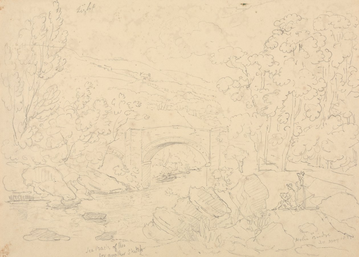 Holne Köprüsü, 30 Mayıs 1833 by Capt. Thomas Hastings