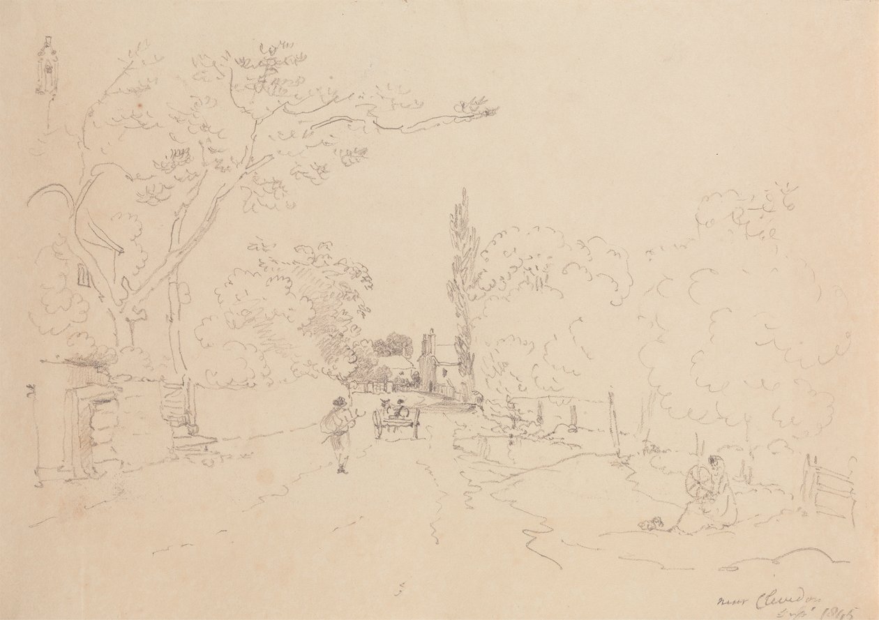 Clevedon yakınlarında, Eylül 1845 by Capt. Thomas Hastings