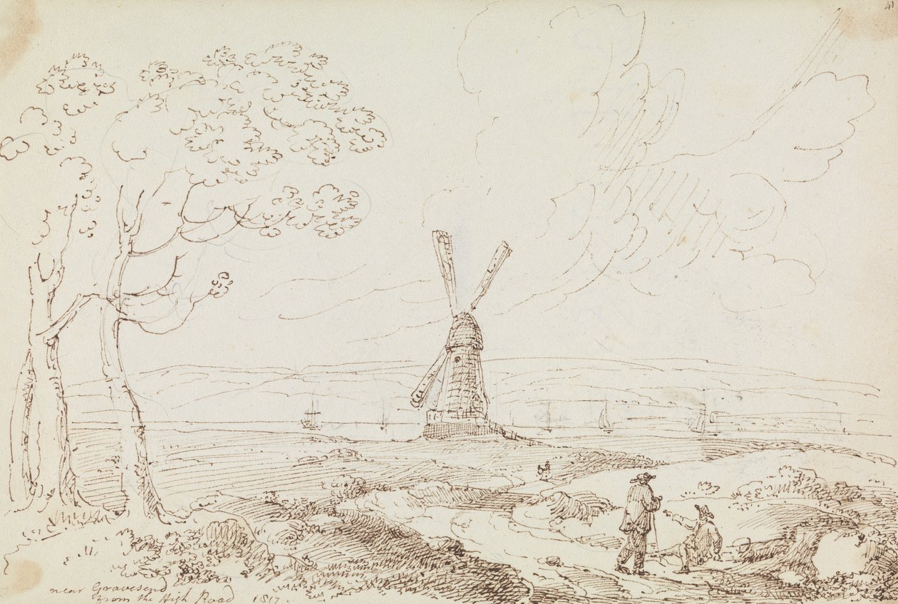 High Road'dan Gravesend yakınlarında by Capt. Thomas Hastings