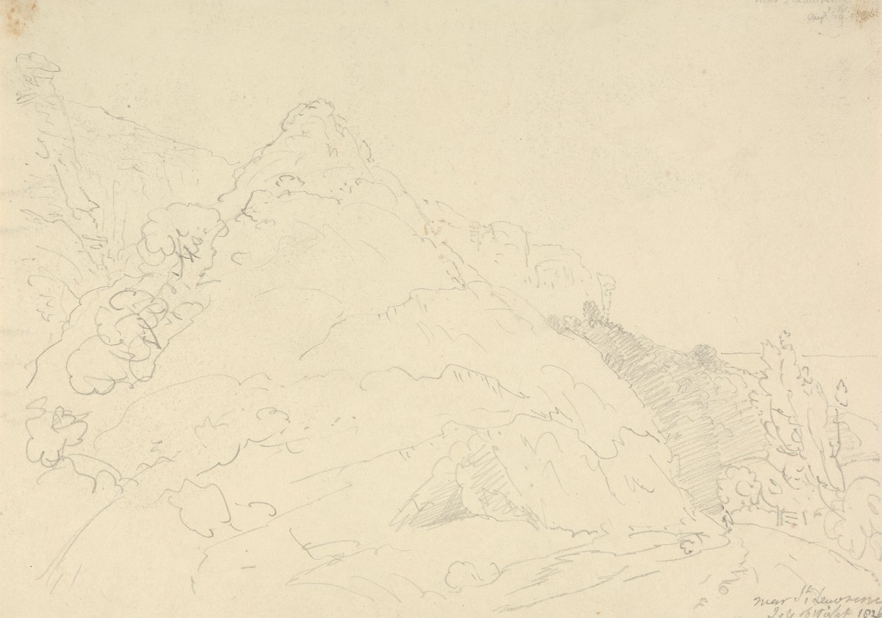 Saint Lawrence yakınlarında, 9 Ağustos 1826 by Capt. Thomas Hastings