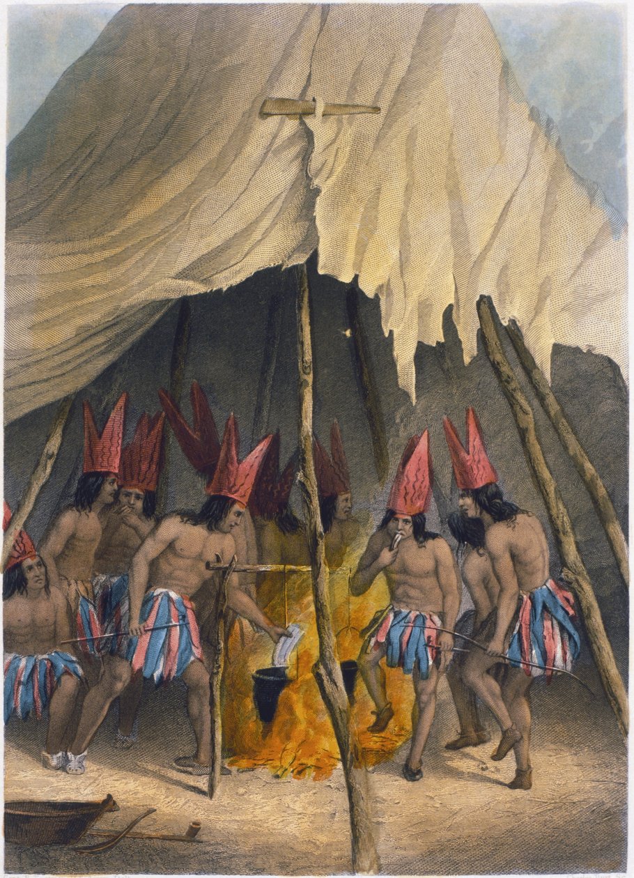 Devle Dans, 1853 by Captain Seth Eastman