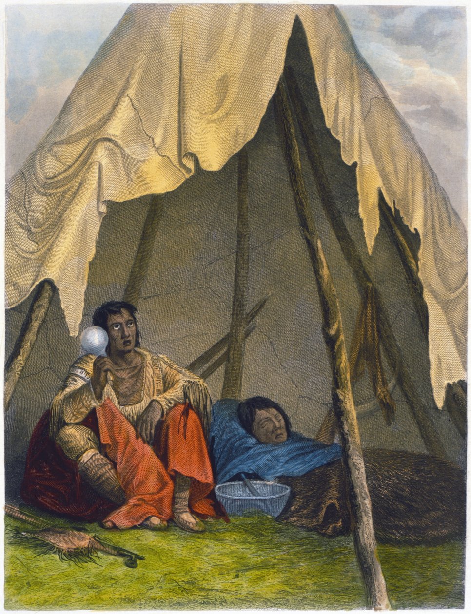 Tıp Adamı, 1853 by Captain Seth Eastman