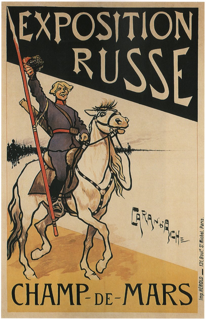Champ-De-Mars Rus Sergisi, 1895 by Caran d’Ache