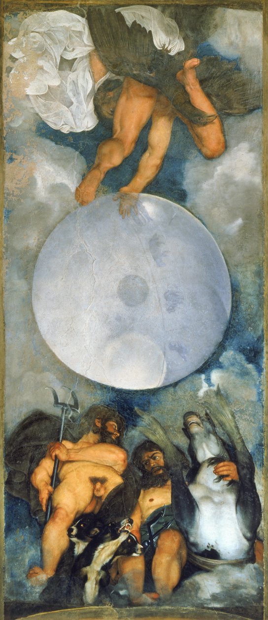 Jüpiter, Neptün ve Plüton by Michelangelo Merisi Caravaggio