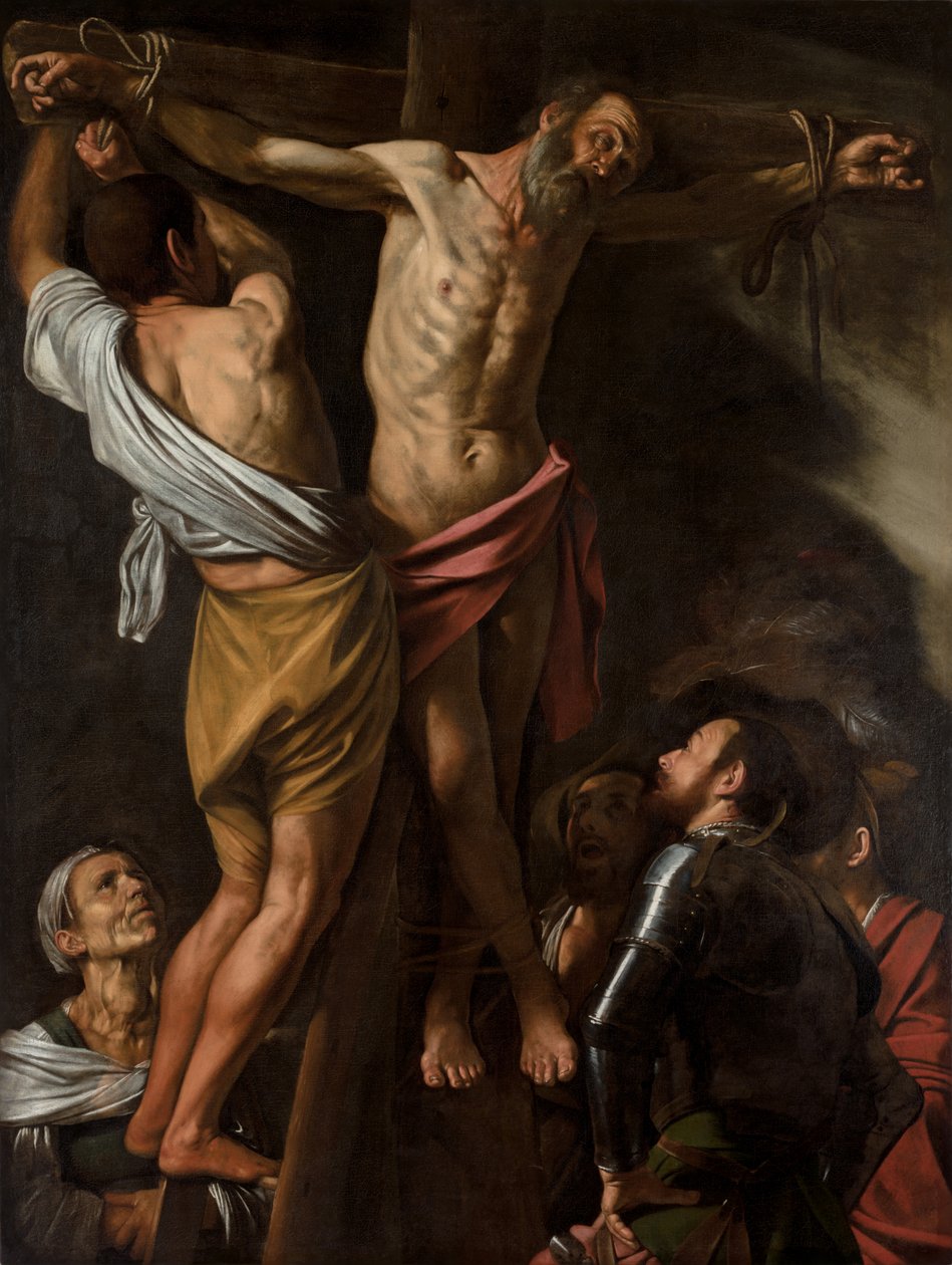 Aziz Andrew'in Çarmıha Gerilmesi by Michelangelo Merisi da  Caravaggio