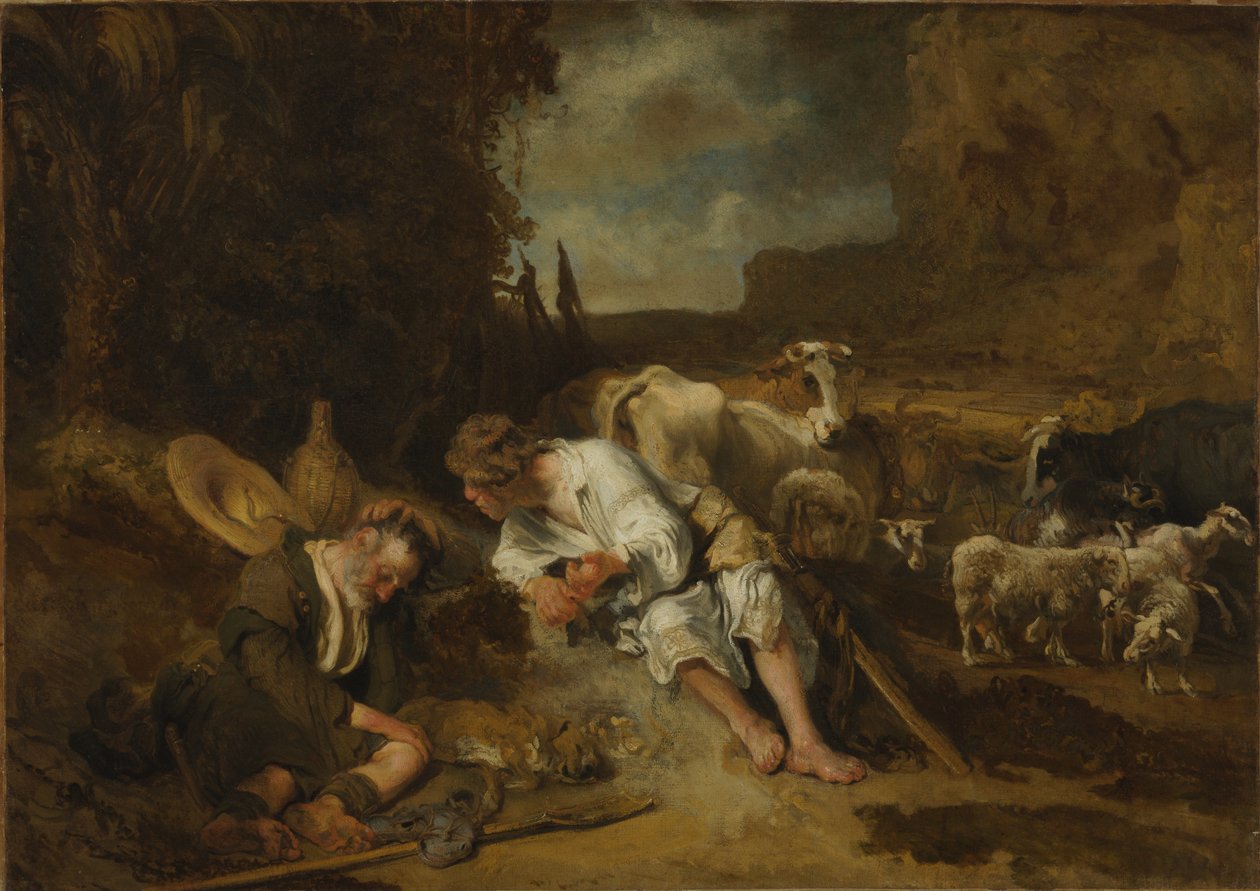 Merkür ve Argus by Carel Fabritius