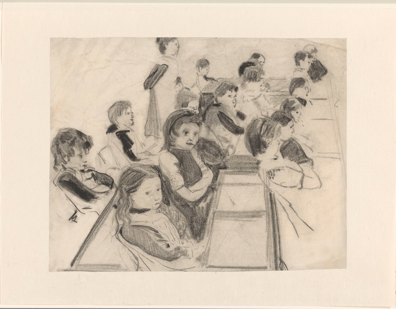 okul sınıfı by Carel Adolph Lion Cachet