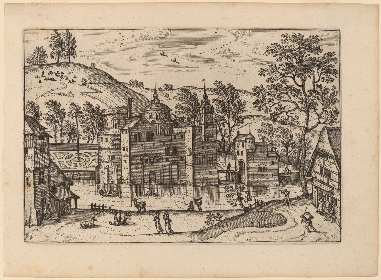 Hendekli Kale by Carel Collaert