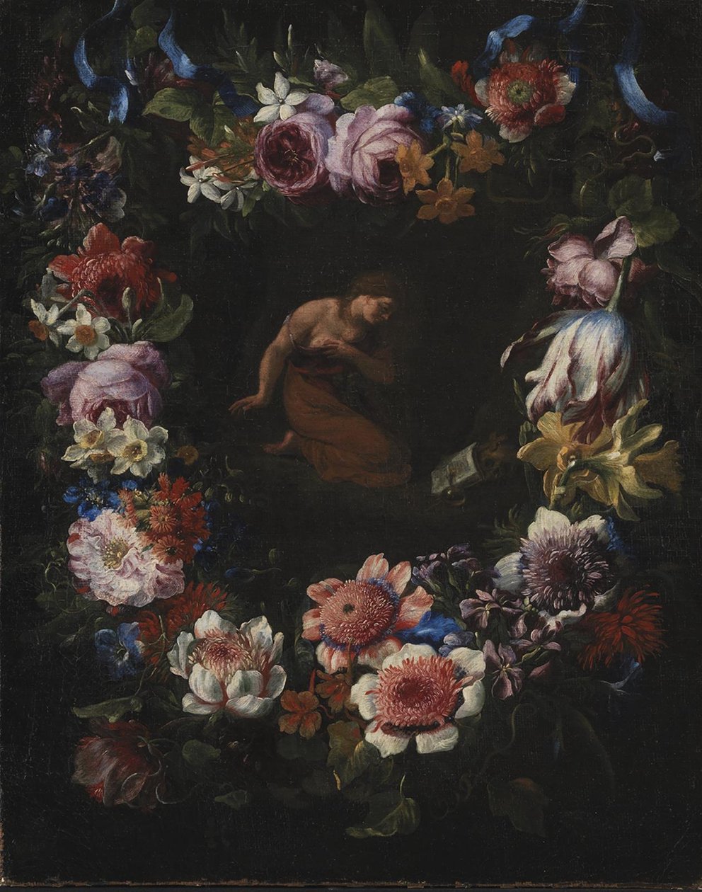 Çiçek Çelengi by Carel de Vogelaer