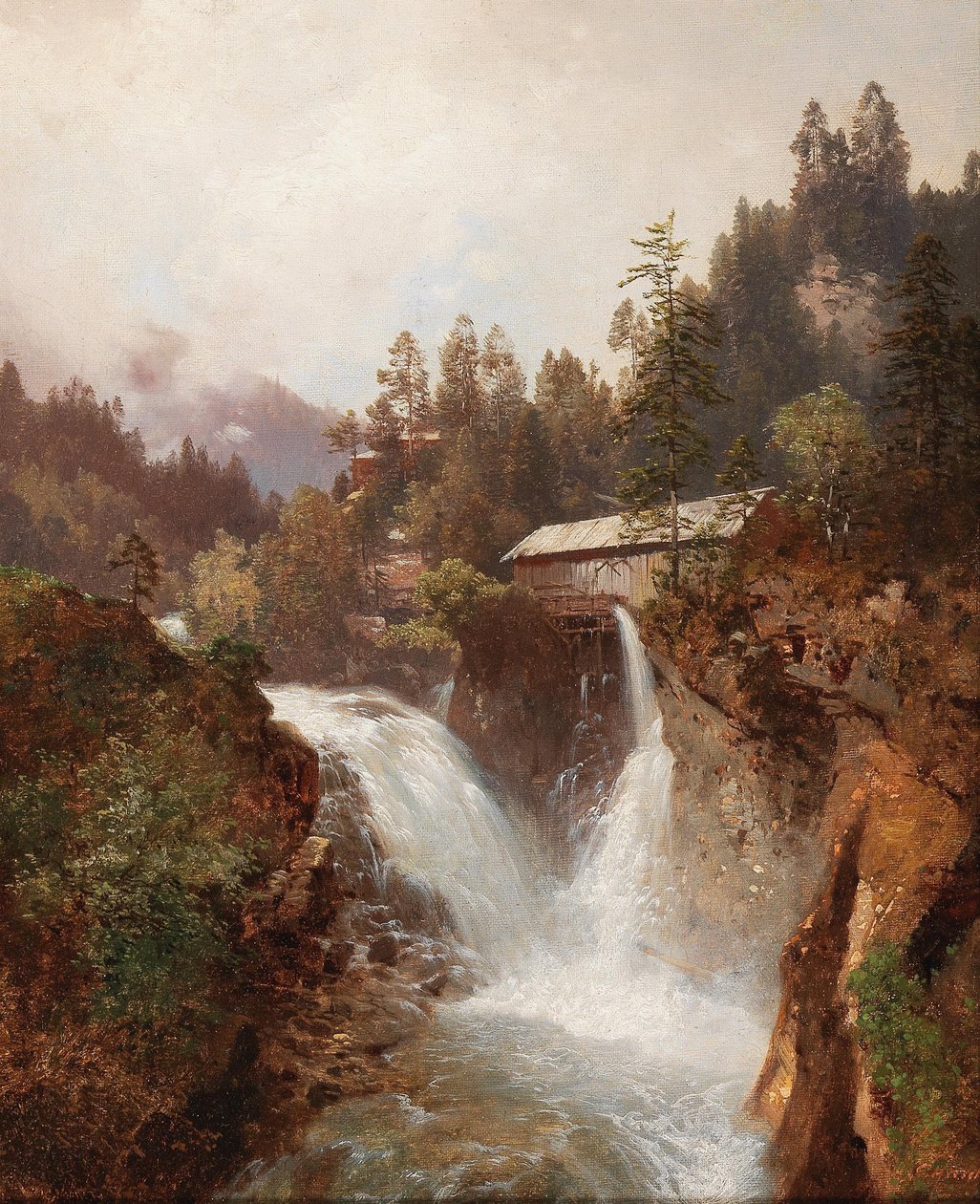 Şelale by Carl Hasch