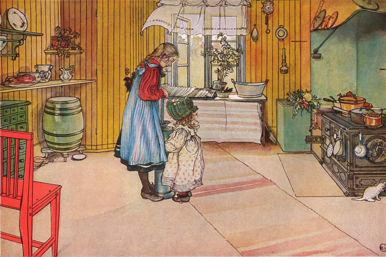 Mutfak by Carl Larsson