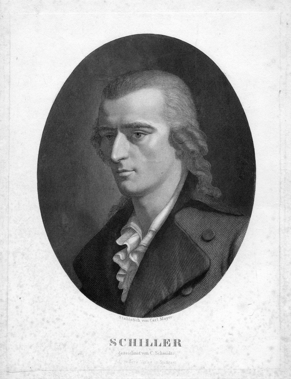 oyulmuş portre by Carl Mayer d’après Christoph