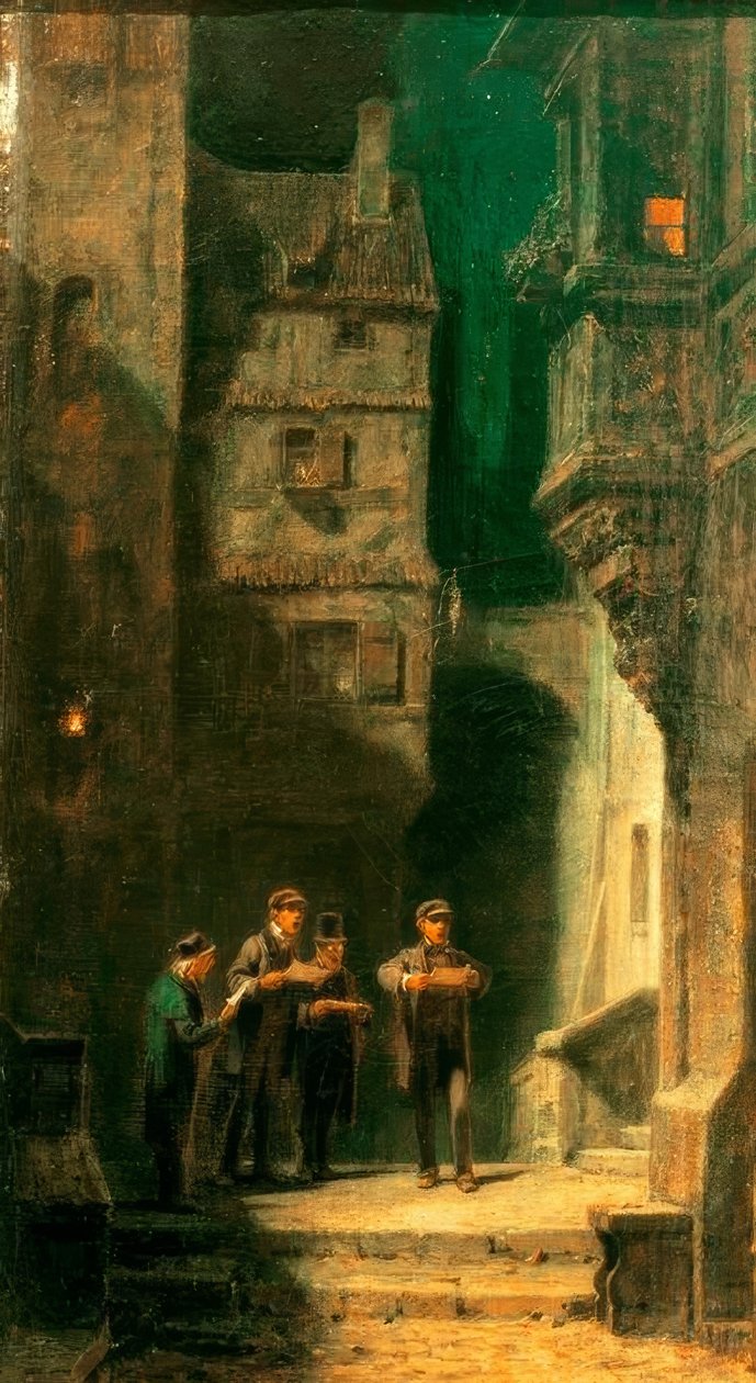 dörtlü by Carl Spitzweg