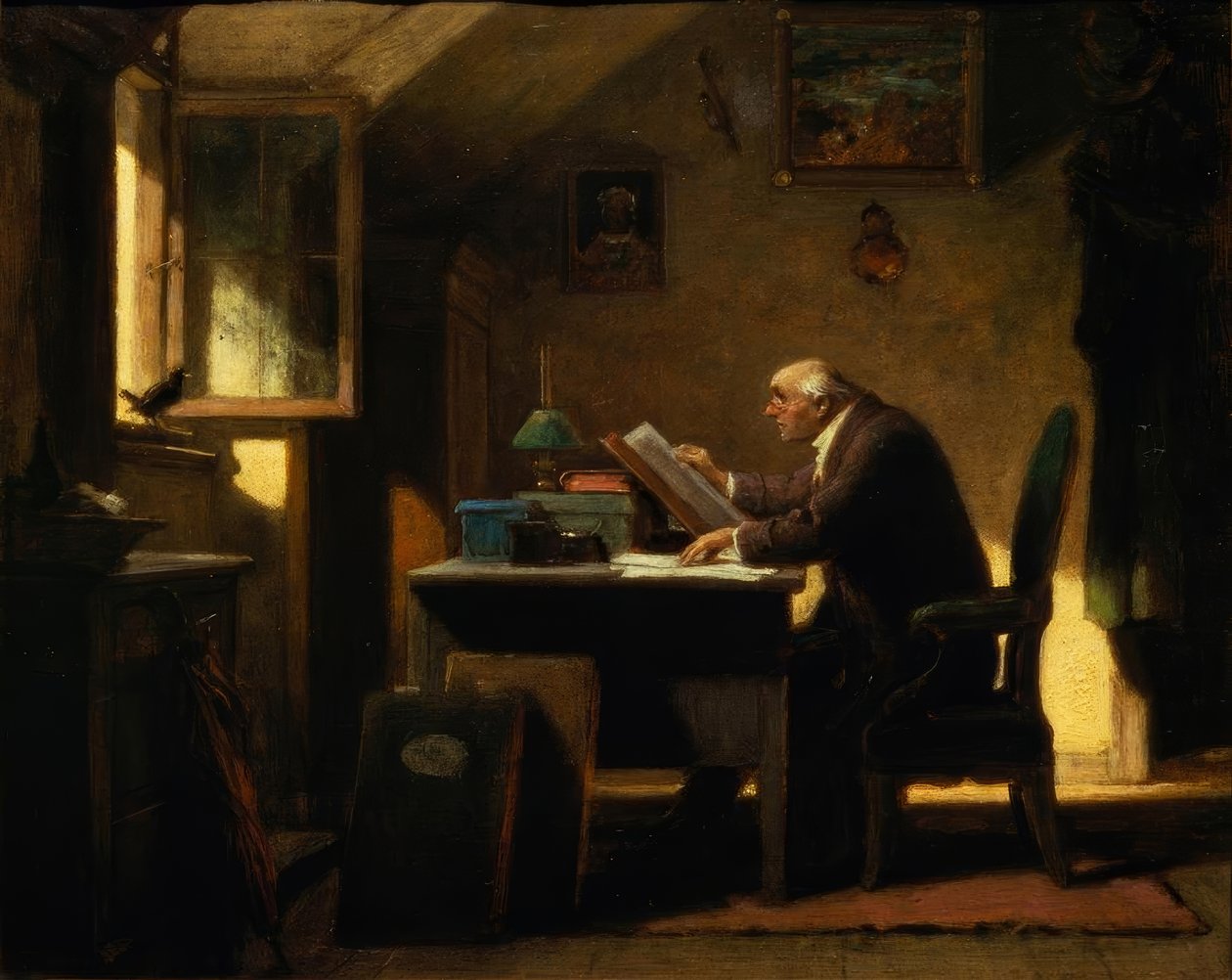 Ziyaret by Carl Spitzweg