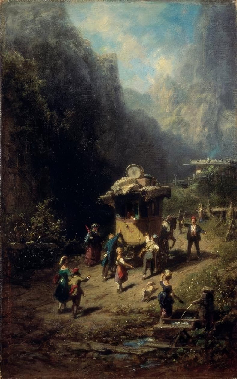 gezgin sanatçı topluluğu by Carl Spitzweg