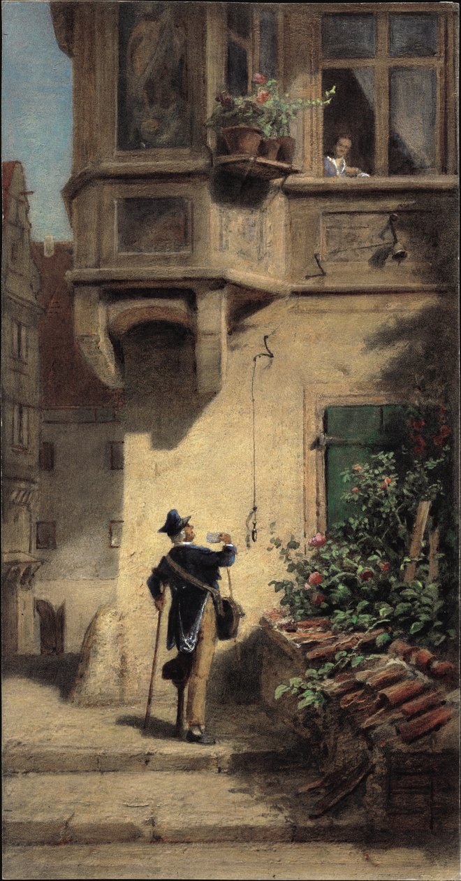 Postacı by Carl Spitzweg