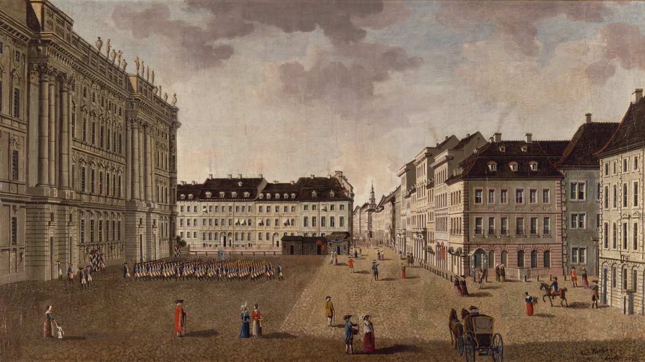 Berlin Şehir Sarayı, 1765 by Carl Traugott Fechhelm