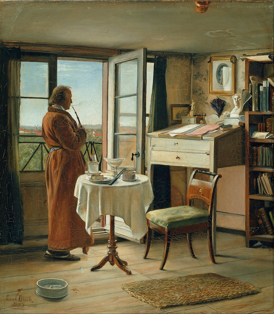 Aktör Kristian Mantzius yaptığı çalışmada by Carl Heinrich Bloch