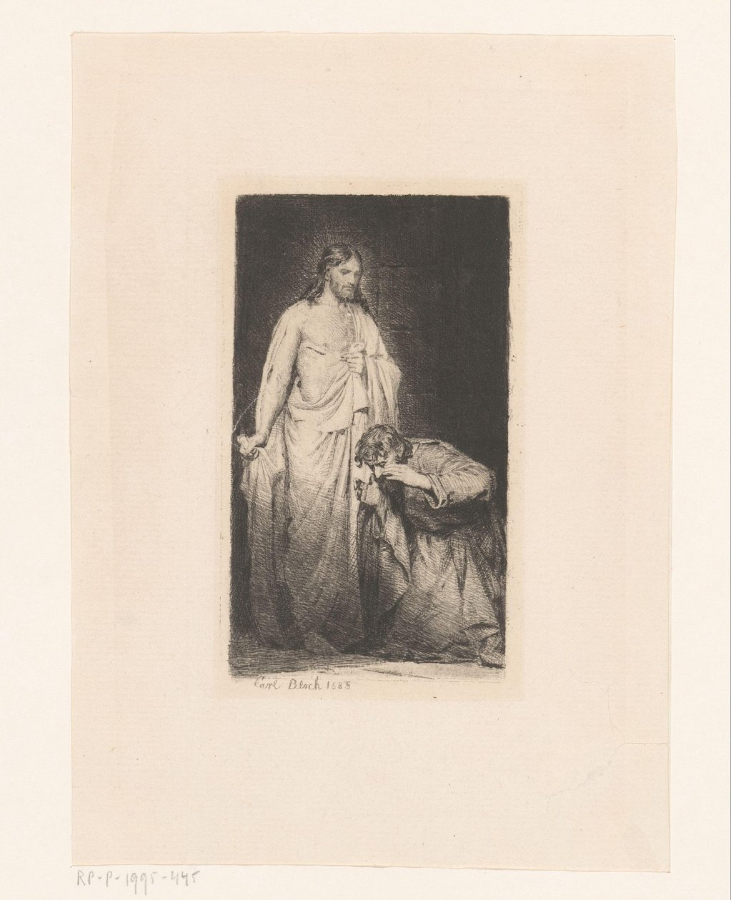 Mesih Thomas'a Görünüyor by Carl Bloch