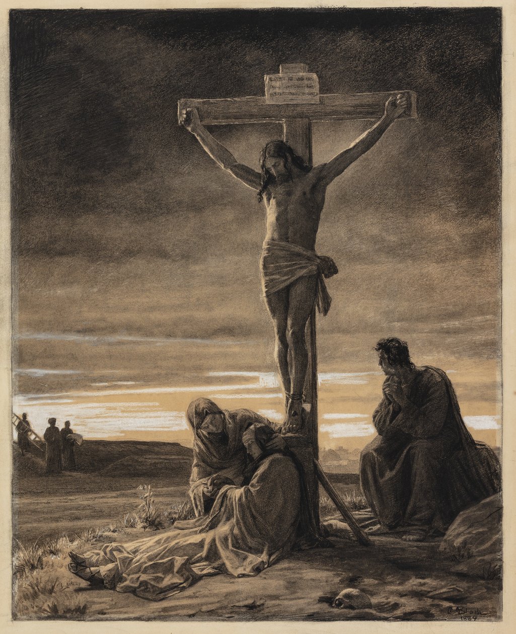 İsa çarmıhta by Carl Bloch