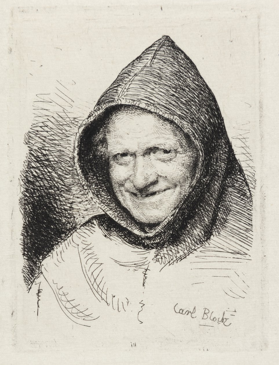 Gülümseyen keşiş by Carl Bloch