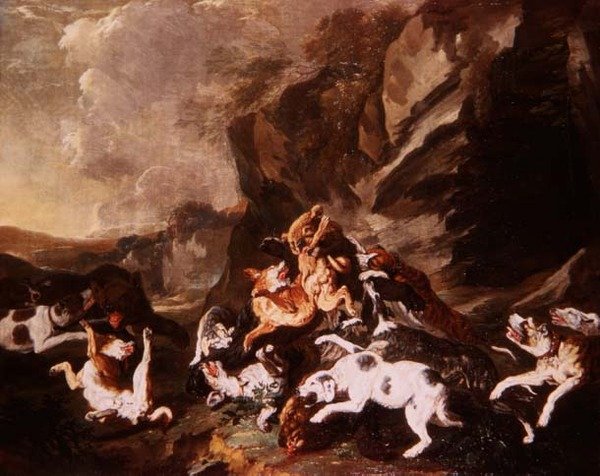 Köpek Dövüşü by Carl Borromaus Andreas Ruthart