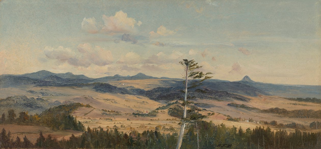 Eyfel manzarası by Carl Friedrich Lessing