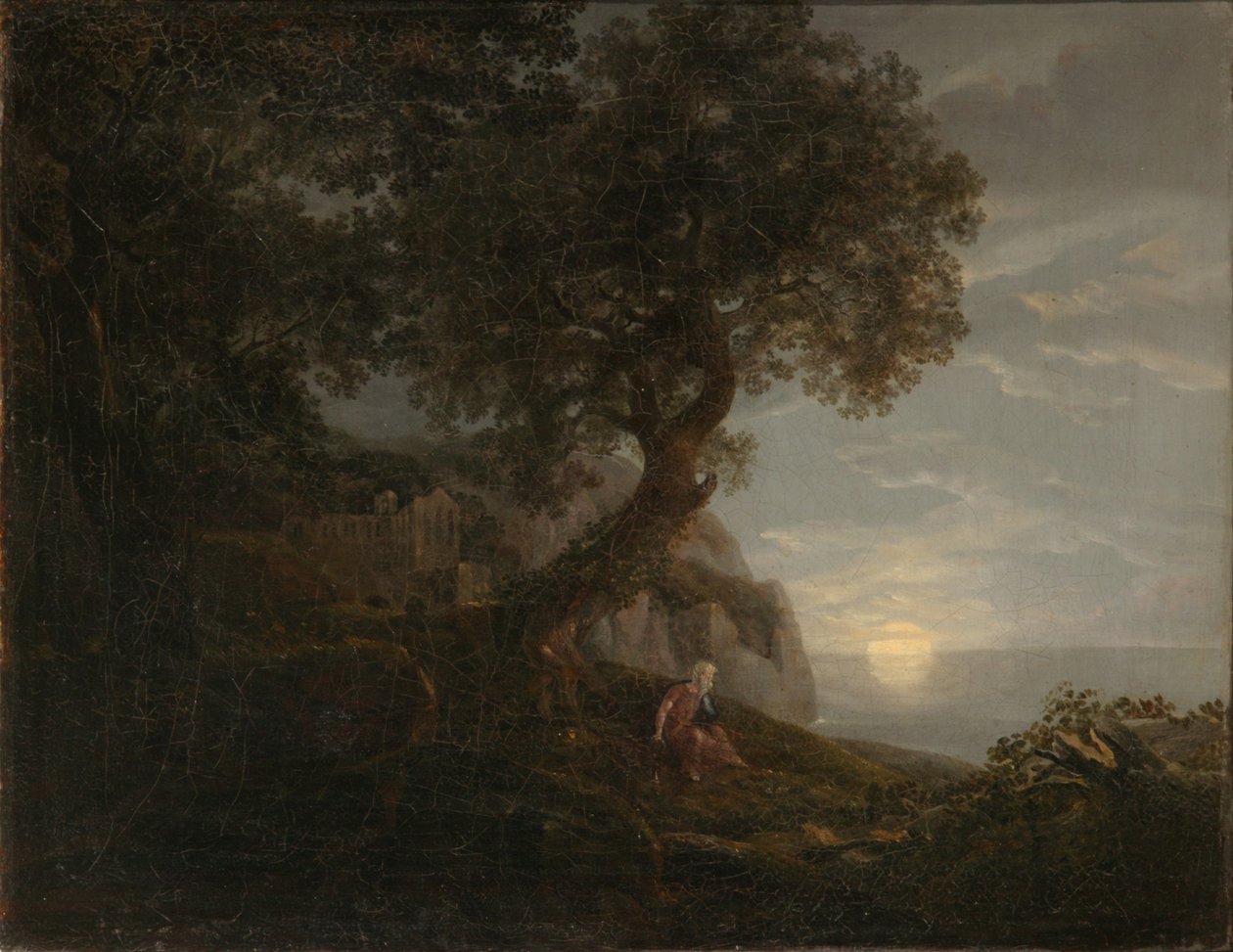 Ayın doğuşu by Carl Gustav Carus