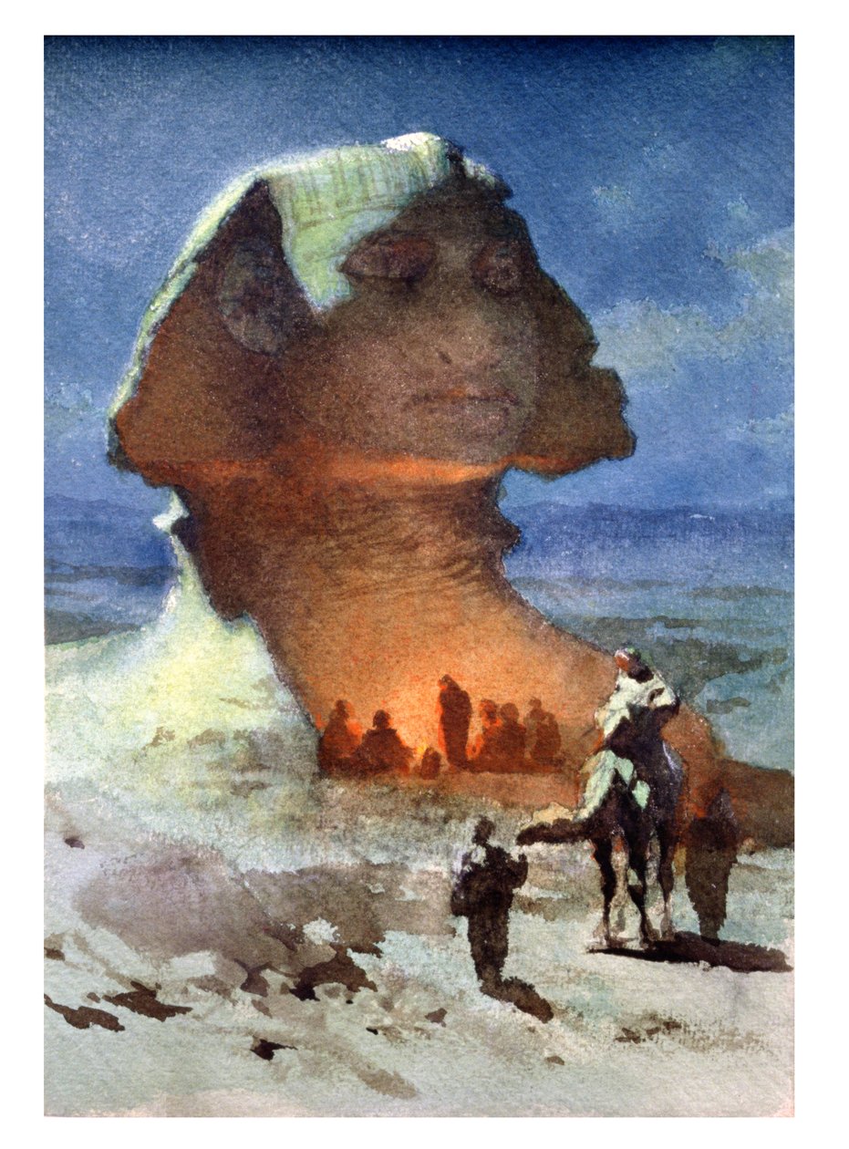 Sfenksten Önce Bir Gece Kampı by Carl Haag