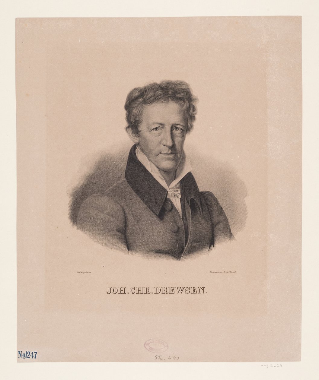 Johan Christian Drewsen by Carl Henckel