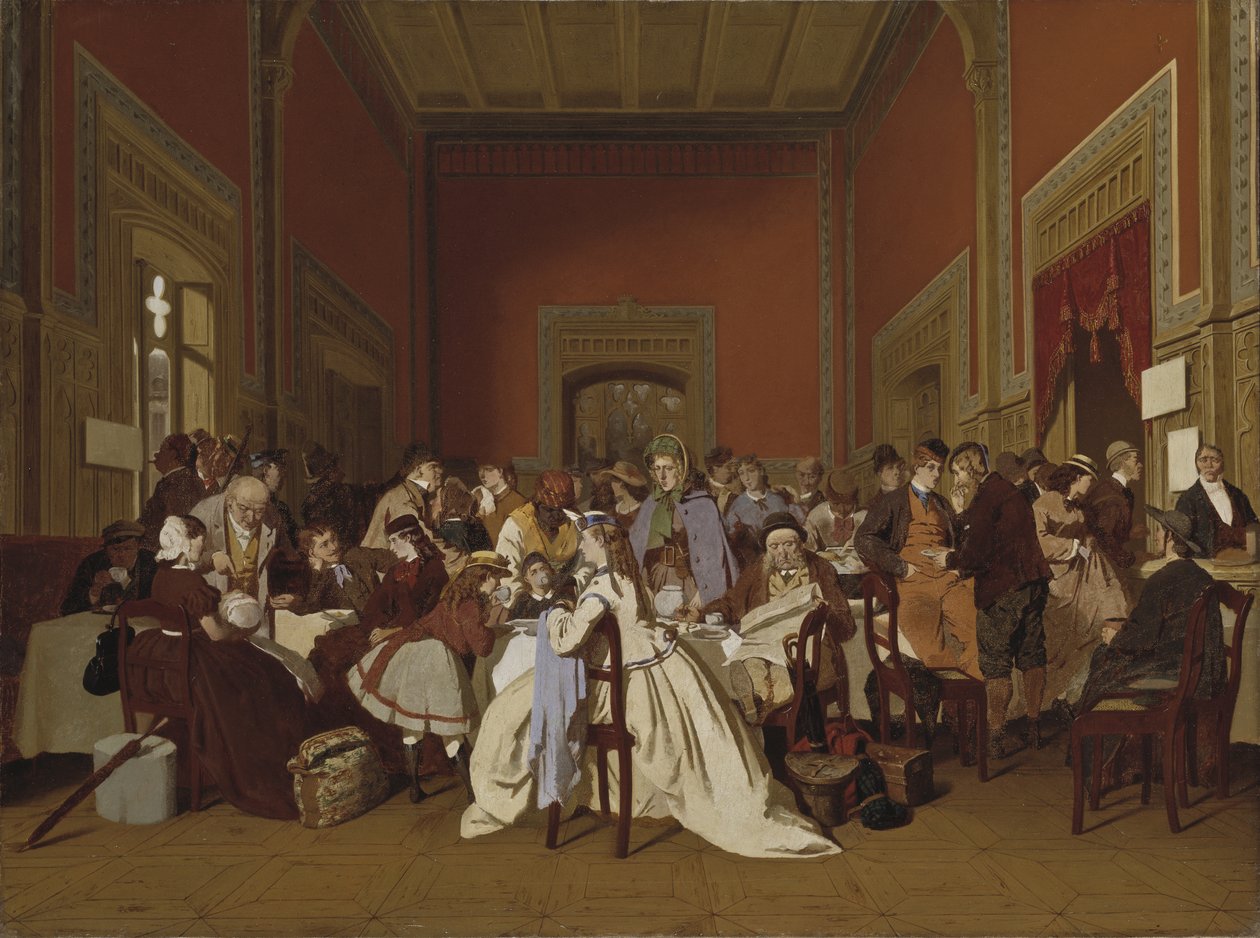 İkinci Sınıf Bekleme Odası, c.1865 by Carl Hendrik d Unker