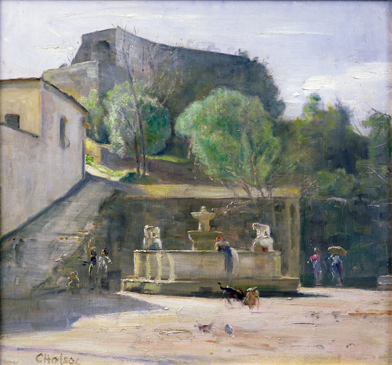 Çeşmede, İtalya by Carl Holsoe